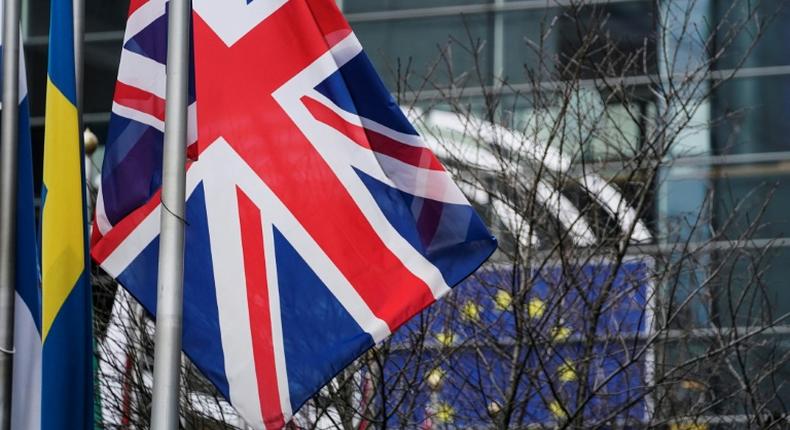 Britain's Union Jack flag will be lowered Friday as the country finally quits the EU