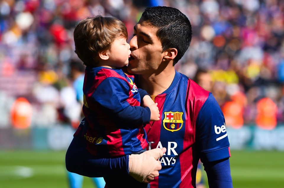 Luis Suarez z synem
