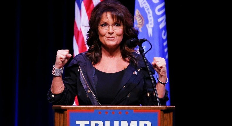 Sarah Palin said she would run for Senate if it's what God wants.
