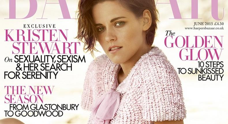 Kristen Stewart cover Harper's Bazaar June 2015 issue