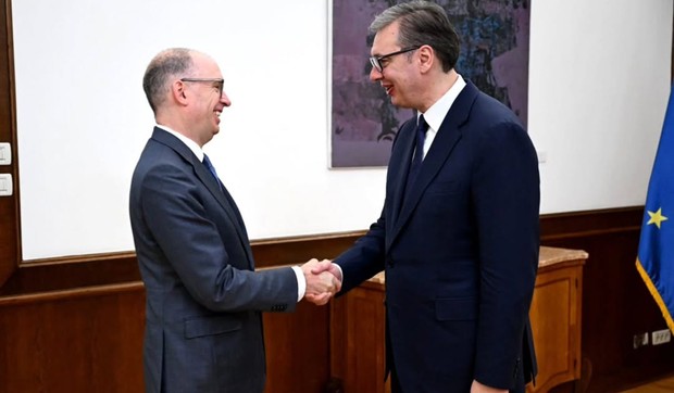 Aleksandar Vučić i Nils Anen