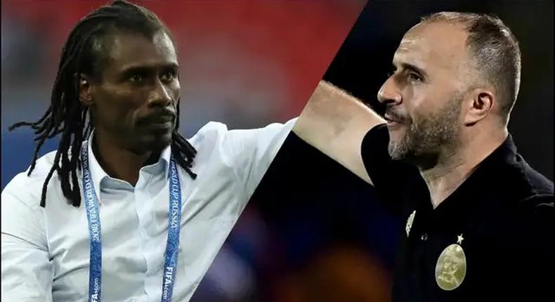 Aliou Cissé et Belmadi