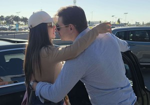 Tanja Savić i Muki na aerodromu