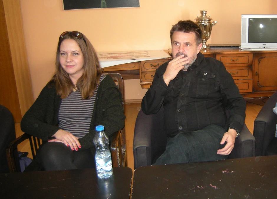 Scenograf i kostimograf Irena Marjanov i reditelj Miroslav Momčilović