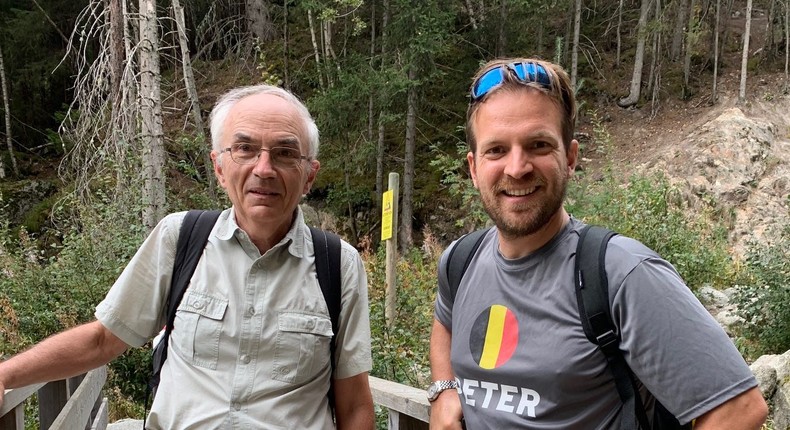 Guido Vanham and his son Peter Vanham.