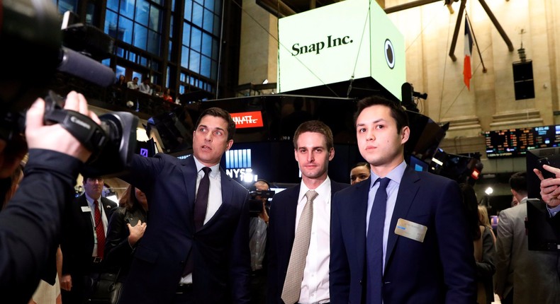 Evan Spiegel Bobby Murphy Snap IPO