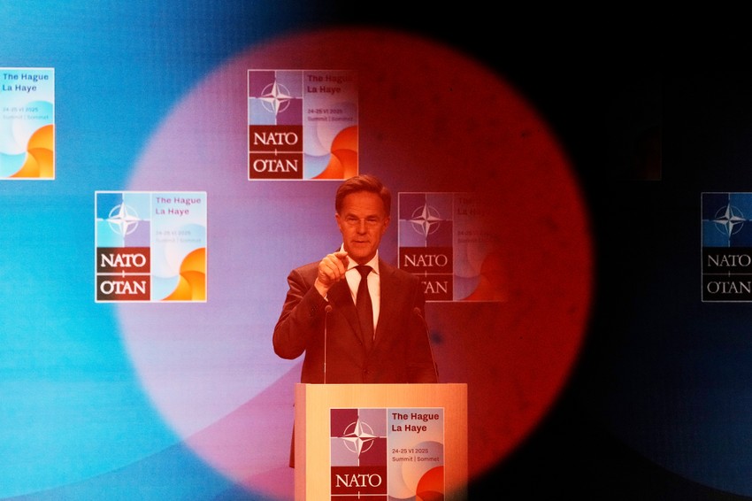 Mark Rute na konferenciji u Hagu 23. juna, uoči samita NATO