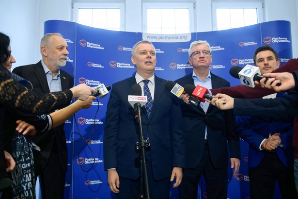 Tomasz Siemoniak, Rafał Grupiński, Jacek Jaśkowiak, Arkadiusz Myrcha