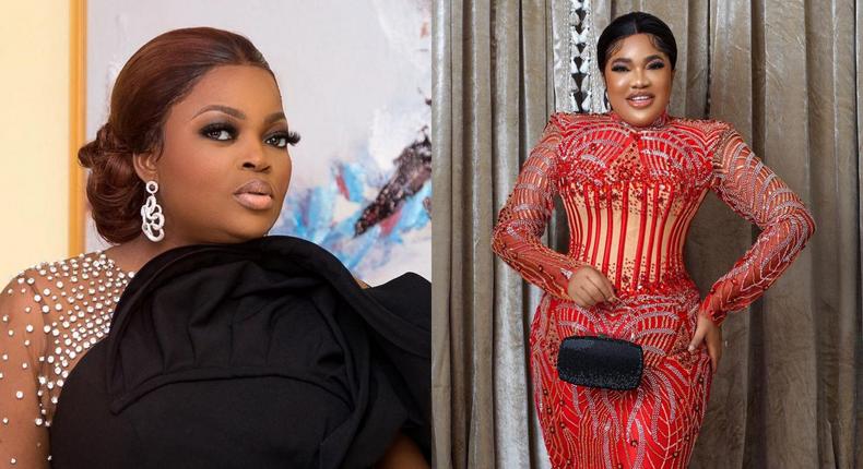 After years of bitter rivalry, Toyin Abraham extends hand of friendship to Funke Akindele