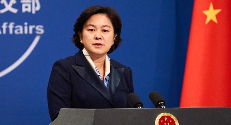 Chinese Foreign Ministry spokesperson Hua Chunying.