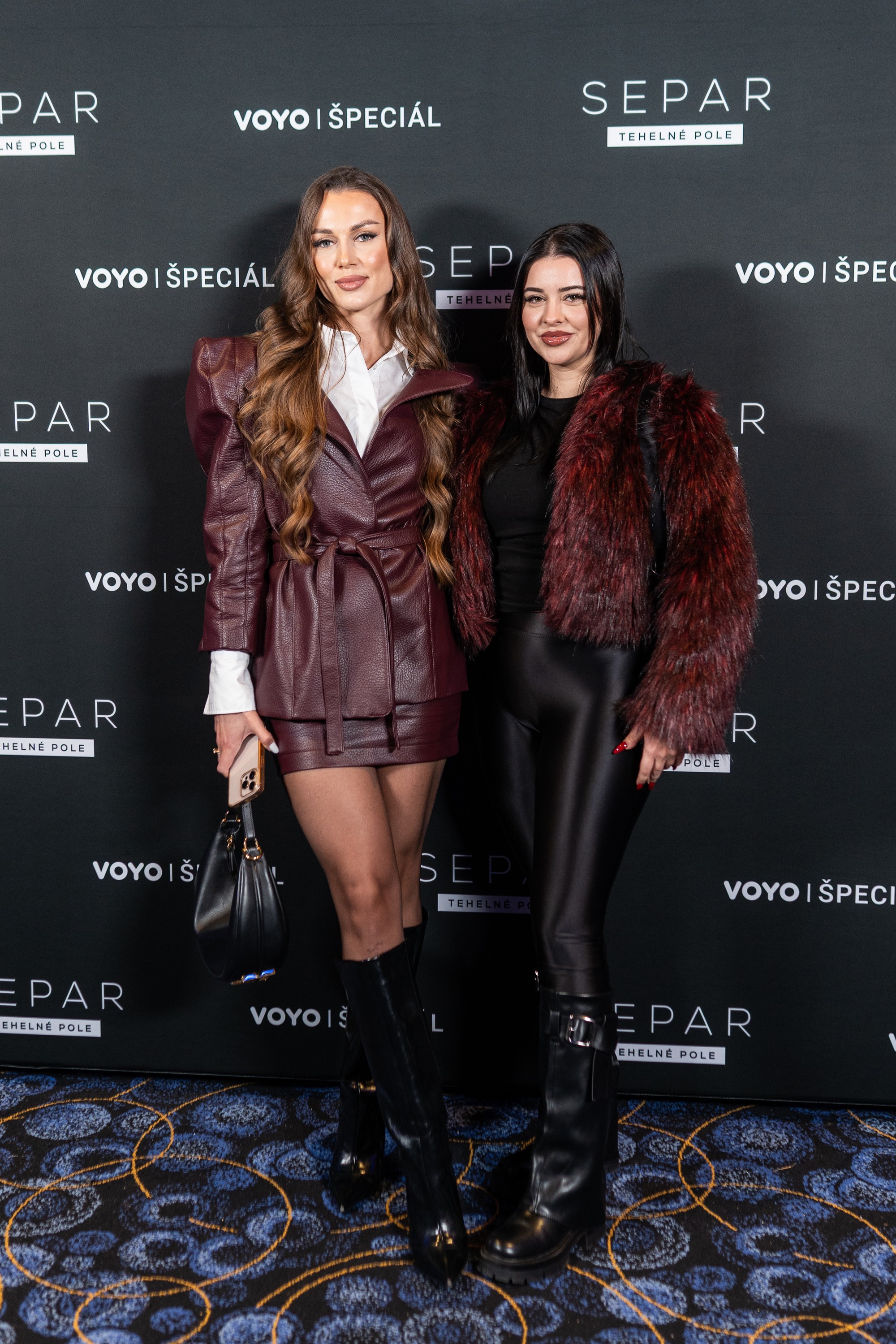 Premiéra Separovho koncertu - Stanka Lučková (vpravo) a Nicole z Ruže.