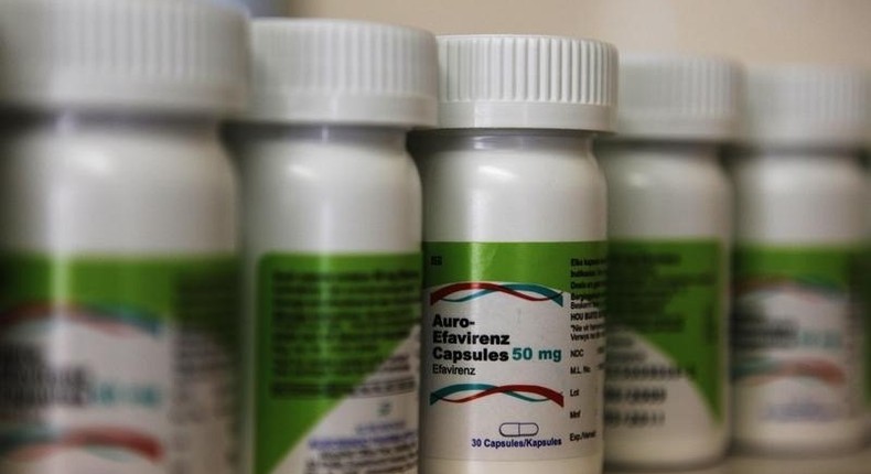 Anti-retroviral (ARV) drugs sit on a shelf in the pharmacy at the Ubuntu clinic in Cape Town's Khayelitsha township February 15, 2010. REUTERS/Finbarr O'Reilly