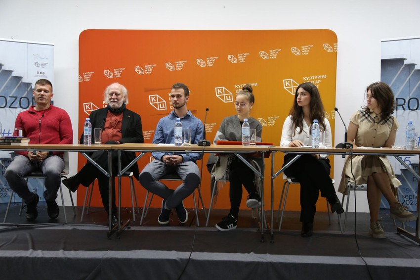 Laslo Krasnahorkaji u Novom Sadu na Prosefestu