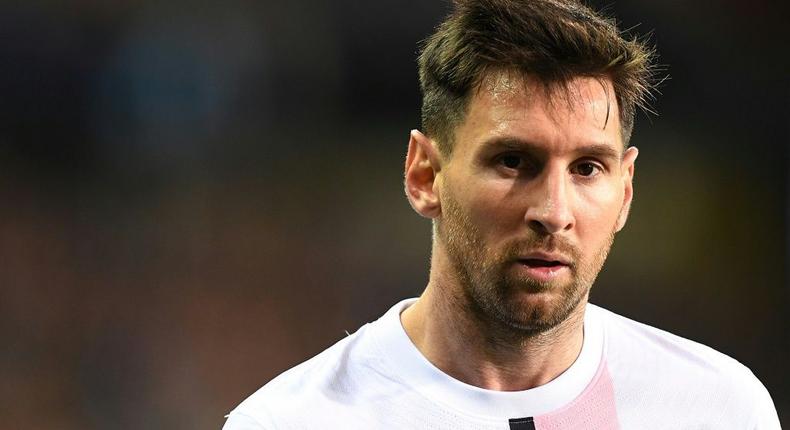 Lionel Messi made his first start for PSG in their 1-1 draw with Club Brugge Creator: JOHN THYS