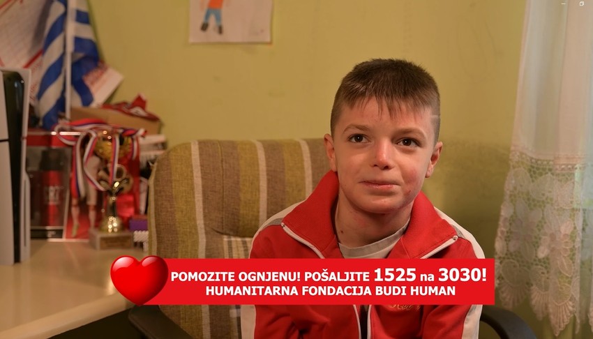 Ognjen, emisija "Srce za decu"