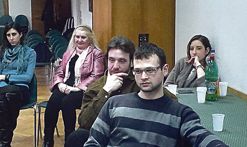 Svetlana Vnučec sa kolegama na fakultetu