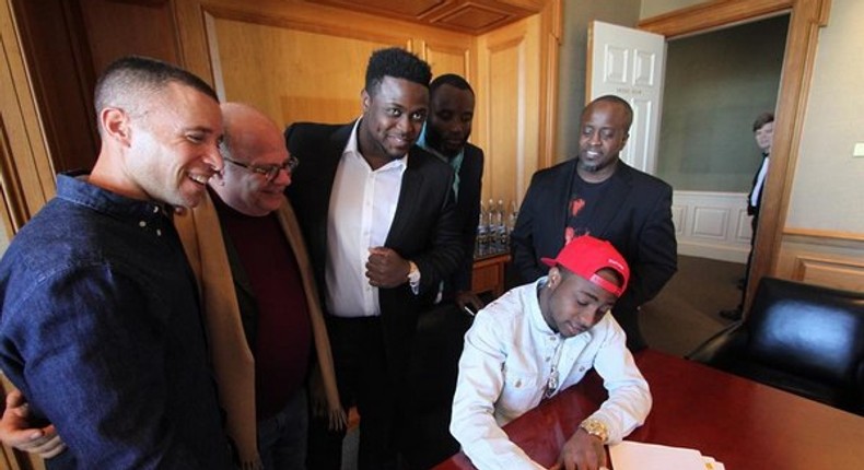 Davido signs global music deal with Sony BMG