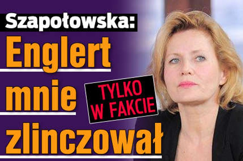 Tylko u nas! Szapołowska: Englert mnie zlinczował