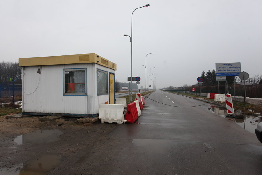 Teren budowy lotniska Gdynia-Kosakowo