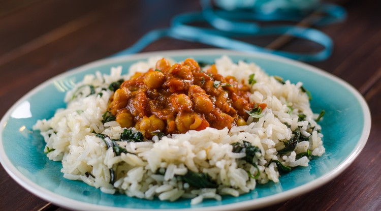 Húsmentes csicseriborsó curry recept / Fotó: Tóth András