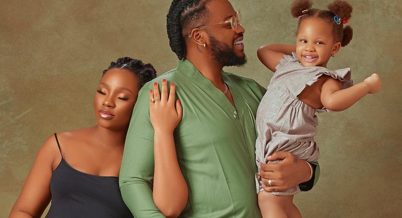 Reality TV stars Bam Bam, Teddy A and their daughter [Instagram/BammyBestowed]