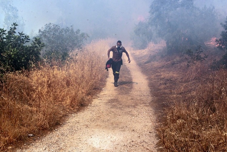 GRECJA. Płoną lasy i przedmieścia. Strażacy i żołnierze walczą z ogniem