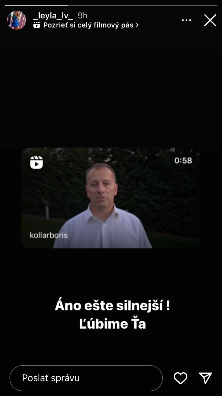 Laura verejne vyznala Kollárovi lásku.