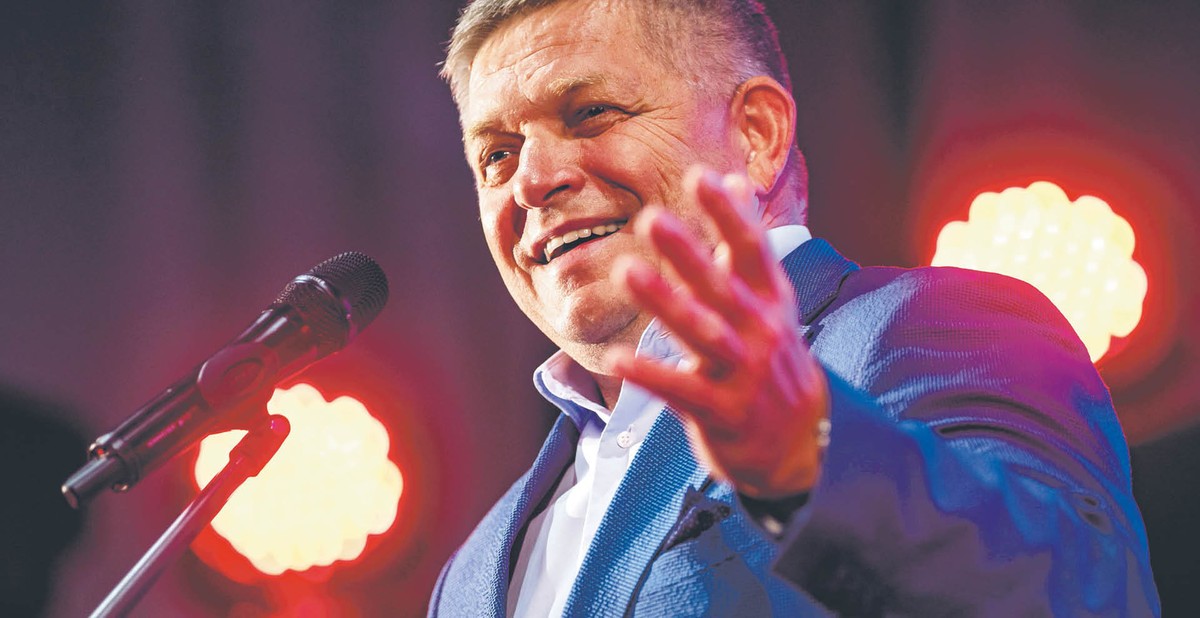 Robert Fico, słowacki polityk i prawnik, poseł do Rady Narodowej, założyciel i lider partii SMER, premier Słowacji w latach 2006–2010 i 2012–2018.