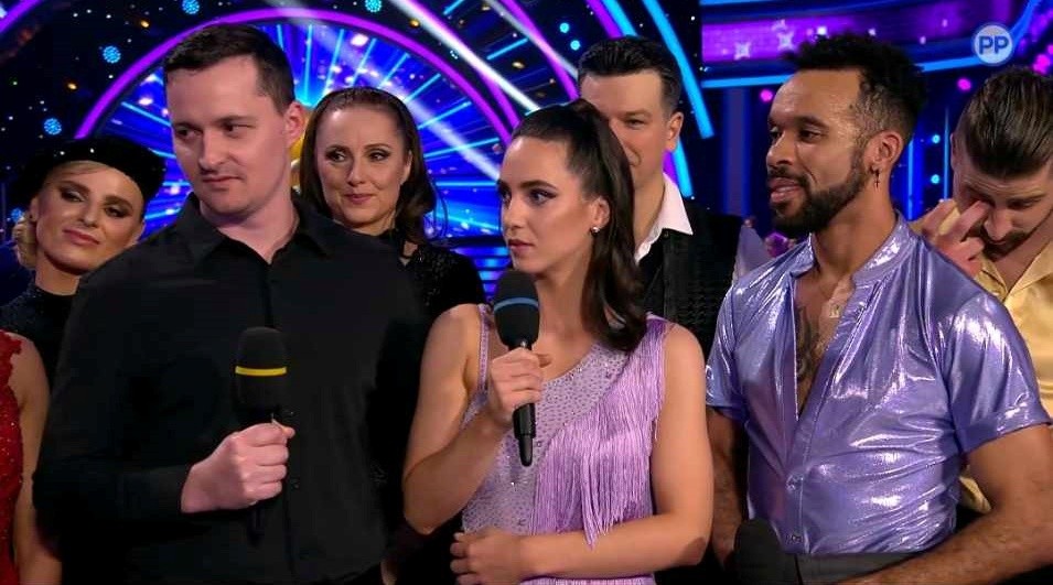 Ráchel Šoltésová s manželom v Let’s Dance.