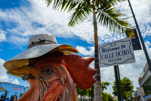 Słynna Calle Ocho w Miami