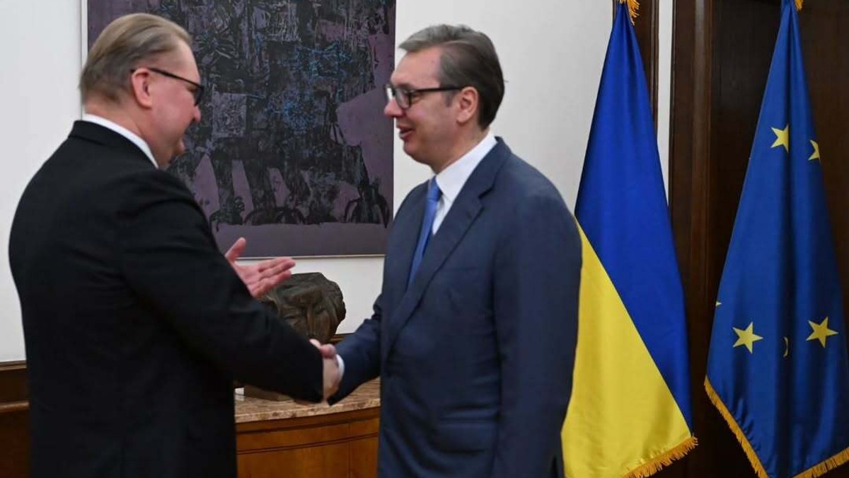Aleksandar Vučić i Taras Kačka