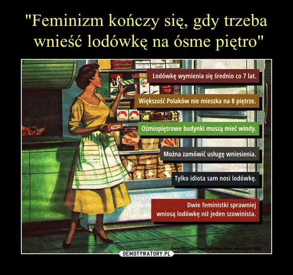 Ah, te lodówki...