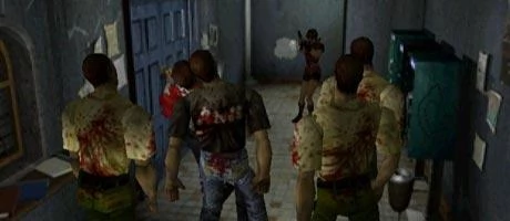 Screen z gry "Resident Evil 2".