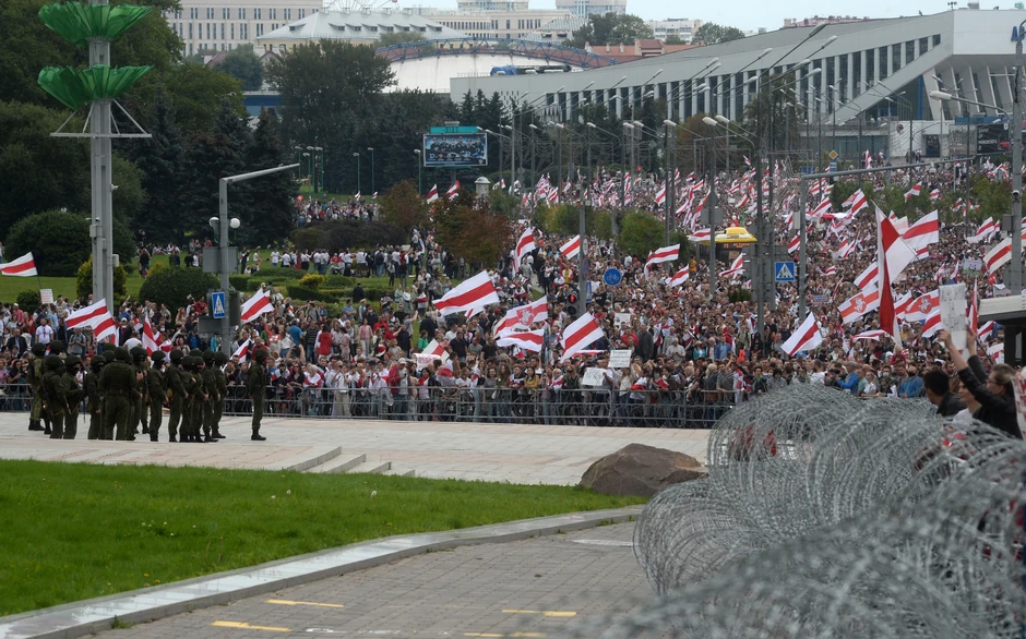 Masovni protest u Minsku