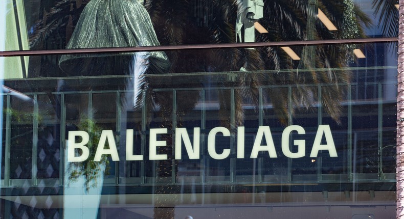 A Balenciaga store in Beverly Hills./GC Images