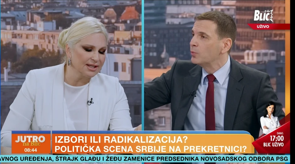 Svađa u studiju Zorana Mihajlović i Miloš Jovanović