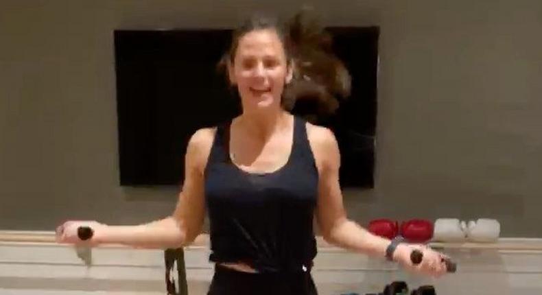 Jennifer Garner's Jump Rope Skills Are Next Level