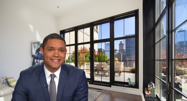 Trevor Noah and his new penthouse.