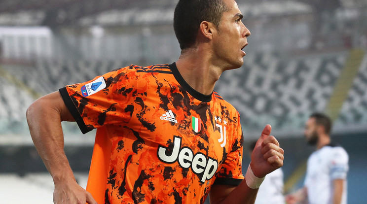 Cristiano Ronaldo a november 1-i meccsen a Spezia Calcio ellen / Fotó:  EPA/PASQUALE BOVE