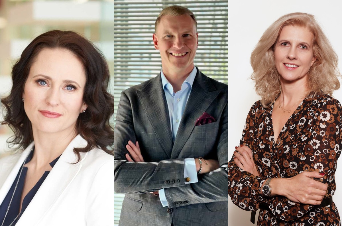 Od lewej: Agnieszka Zarzycka (Microsoft Cross Workload), Mateusz Majewski (UiPath), Monika Kordowska (BNP Paribas)