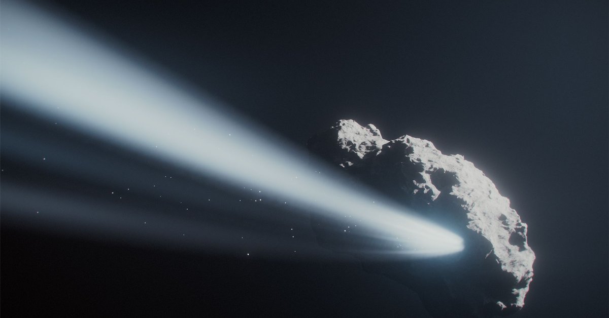 Comet Slowed Down and Then Began Rotating in the Opposite Direction