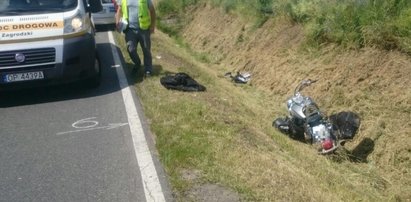 Tragedia na drodze. Motocyklista zabił pieszą