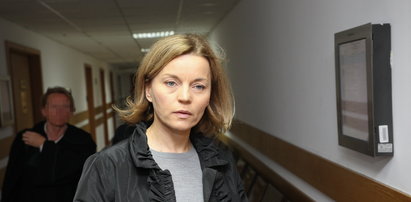 Zatroskana Małgorzata Foremniak w sądzie