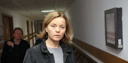 Zatroskana Małgorzata Foremniak w sądzie