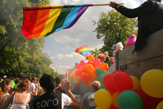 Parada Równości w 2008 roku.  / fot. Jan Zamoyski Agencja Gazeta