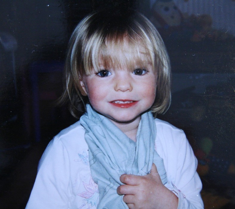 Zdjęcie Madeleine McCann opublikowane w 2007 r.