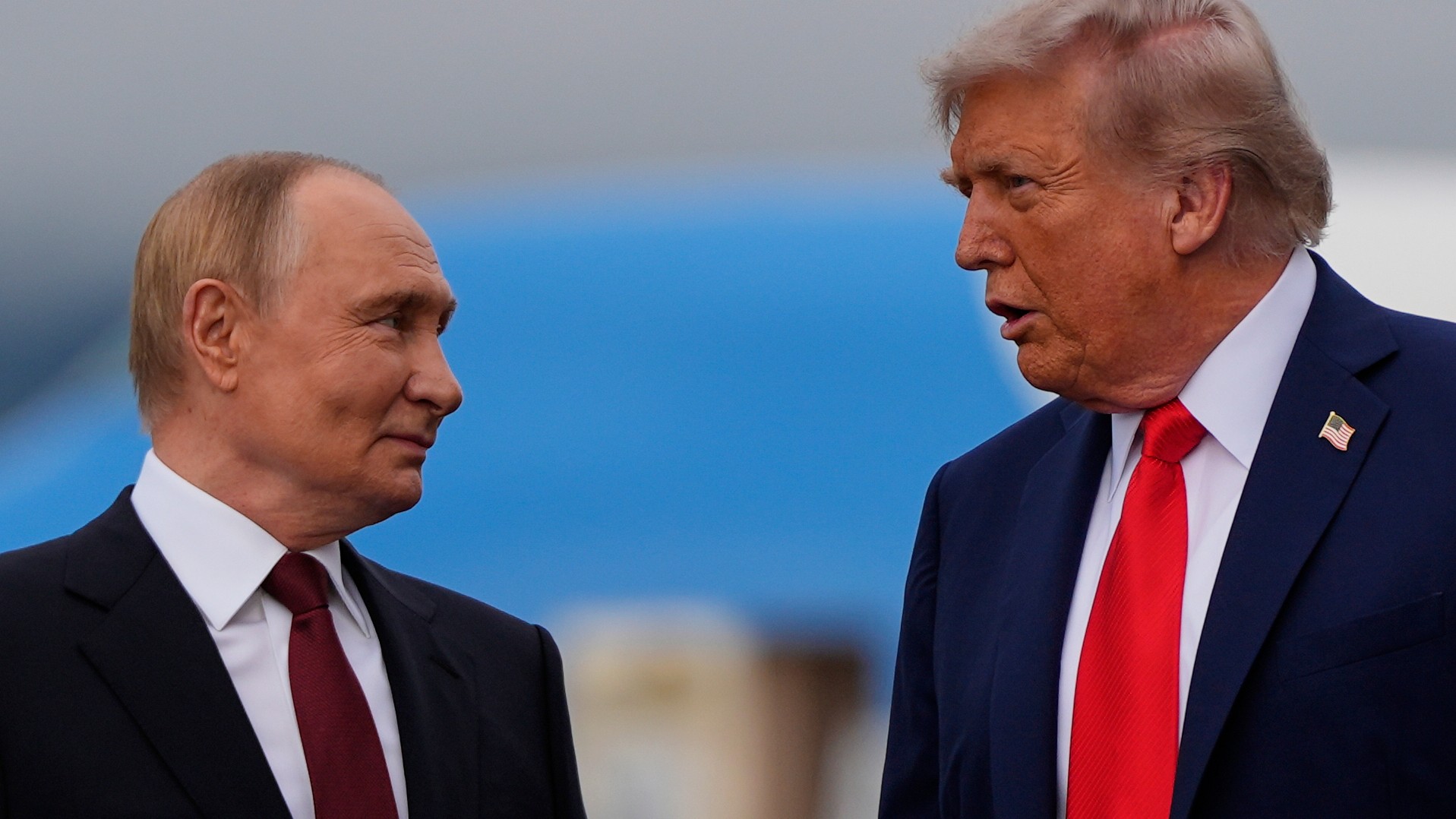 Vladimir Putin a Donald Trump.