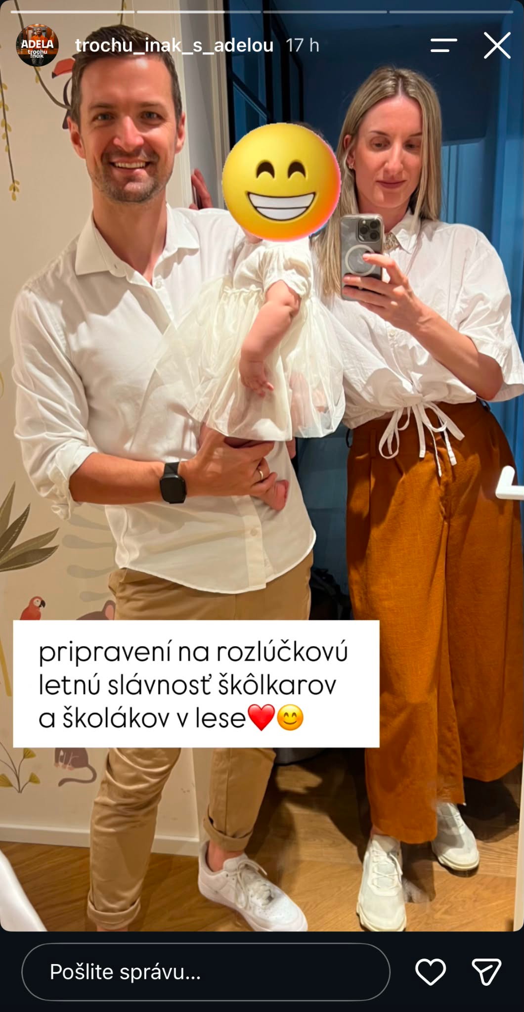 Viktor a Adela Vinczeovci s dcérkou Lujzou. 