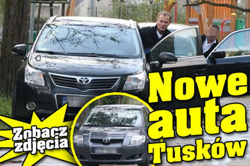 Nowe auta Tusków. Zobacz zdjęcia!
