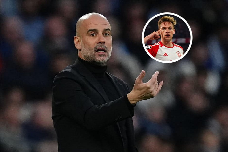 Pep Guardiola i Joshua Kimmich